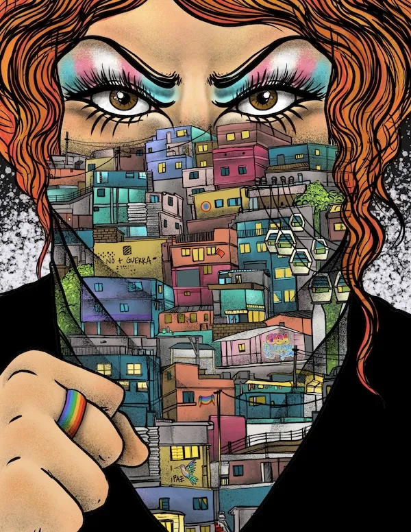 Lives and Territories in Dispute — Cover by Azul Luna